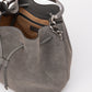 Jimmy Choo Dark Grey Bon Bon Suede Bucket