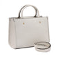 Jimmy Choo White Avenue S Tote Leather Handbag