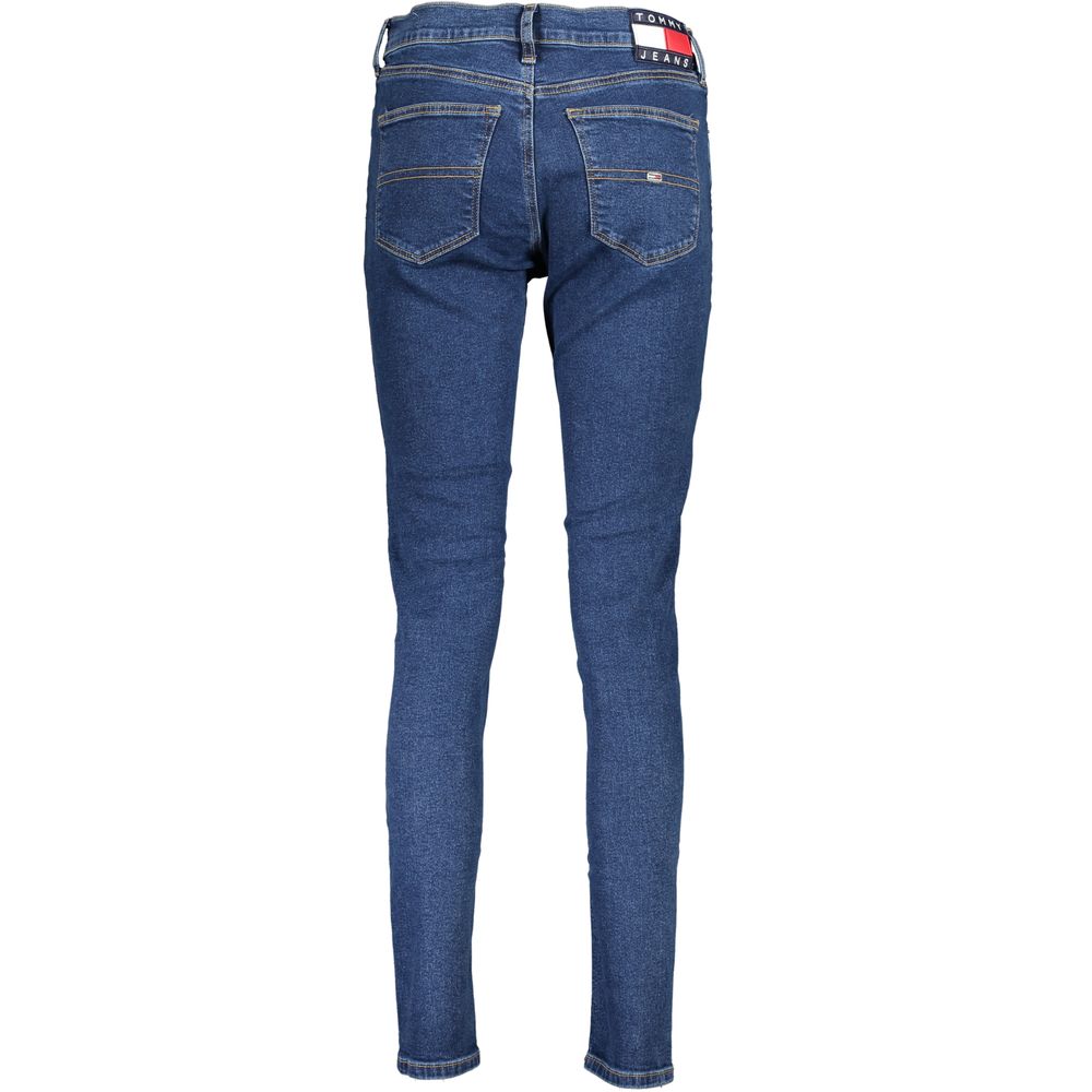 Tommy Hilfiger Blue Cotton Women Skinny Jean