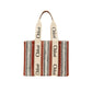 Chloé Brown Linen Tote Bag