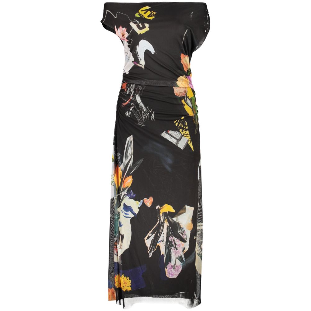 Desigual Black Viscosa Women Dress
