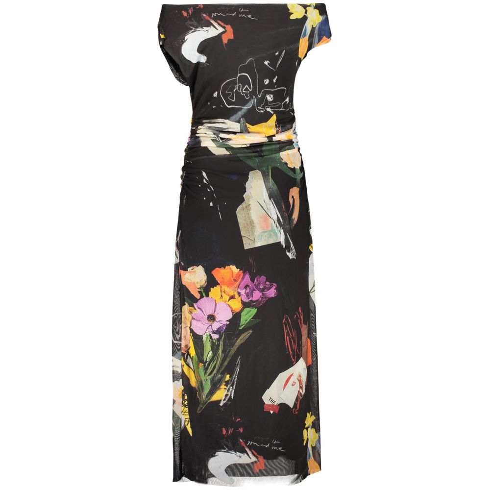 Desigual Black Viscosa Women Dress
