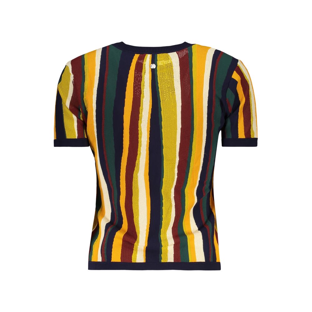 Desigual Blue Viscose Women T-Shirt