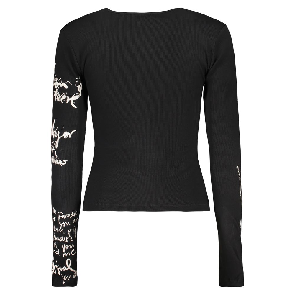 Desigual Black Cotton Women Sweater