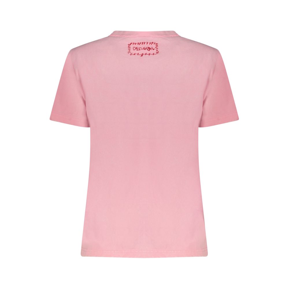 Desigual Rosa Cotton Women T-Shirt