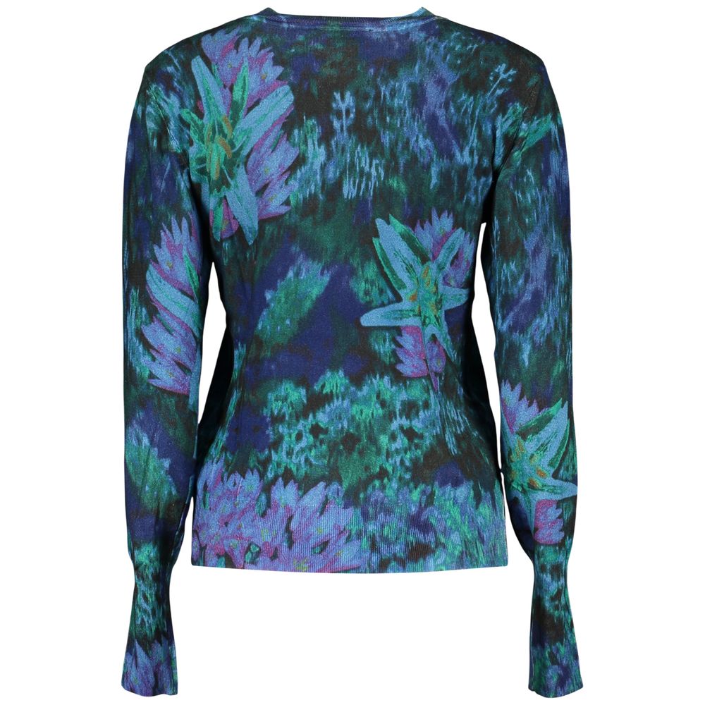 Desigual Blue Viscosa Women Sweater