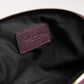 Dolce & Gabbana Dark Purple Leather DG Logo Zip Around Hand Purse Wallet