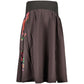Desigual Black Cotton Women Skirt