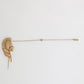 Dolce & Gabbana Gold Sterling Silver925 Leaf Embellished Lapel Pin Brooch