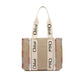 Chloé Beige Wool Tote Bag