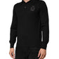 Dolce & Gabbana Black Crest Long Sleeve Men Pullover Sweater