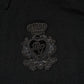 Dolce & Gabbana Black Crest Long Sleeve Men Pullover Sweater