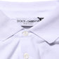 Dolce & Gabbana White Cotton Crest Embroidery Polo  T-shirt