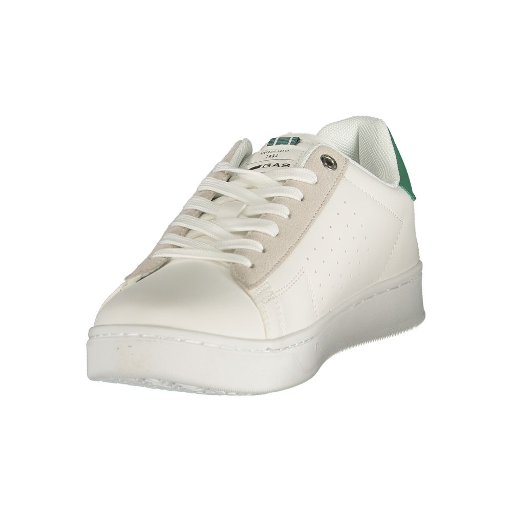Gas White Polyurethane Men Sneaker