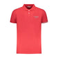 Iceberg Red Cotton Mens Polo Shirt
