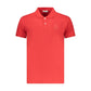 Iceberg Rosso Cotton Mens Polo Shirt