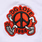 Dolce & Gabbana White Cotton DG Love Patch Crew Neck T-shirt
