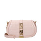 Versace Pink Leather Shoulder Bag