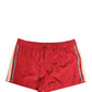 Dolce & Gabbana Red Polyester Men Drawstring Shorts Swimwear