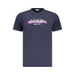 Iceberg Neon Blue Cotton Mens T-Shirt