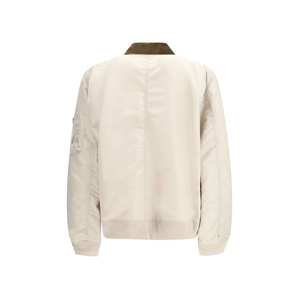 Sacai Beige Cotton Bomber