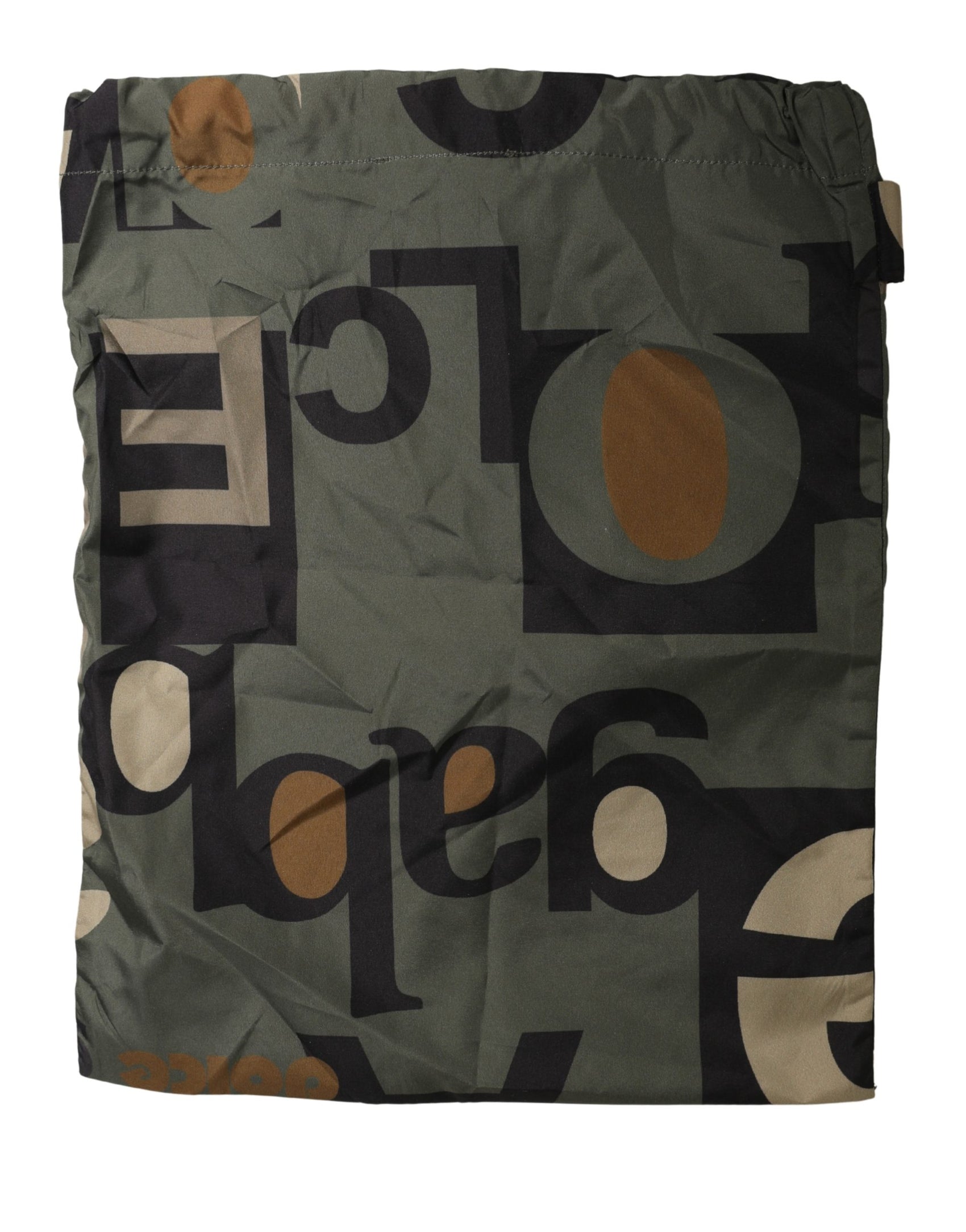 Dolce & Gabbana Multicolor Camouflage High Swim Brief Swimwear