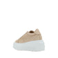 Casadei Beige Other Fibres Platform Sneakers