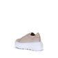 Casadei Beige Other Fibres Platform Sneakers