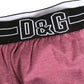 Dolce & Gabbana Pink D&G Logo Cotton Regular Boxer Underwear