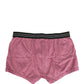 Dolce & Gabbana Pink D&G Logo Cotton Regular Boxer Underwear