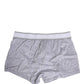 Dolce & Gabbana Gray Logo Cotton Men Regular Boxer Underwear