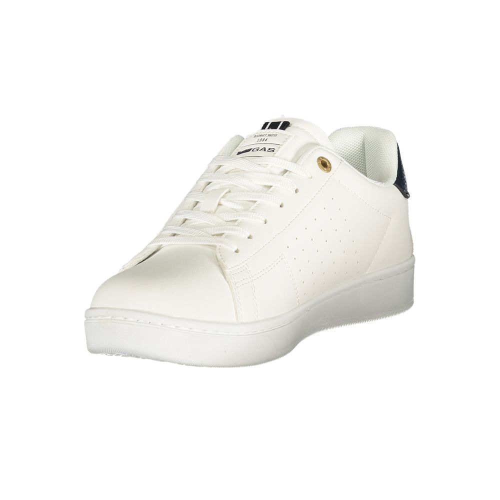 Gas Bianco Polyurethane Men Sneaker