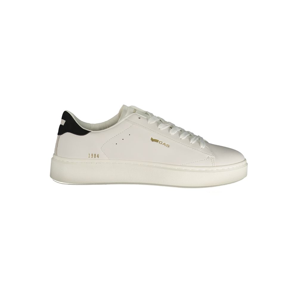 Gas White Polyurethane Men Sneaker