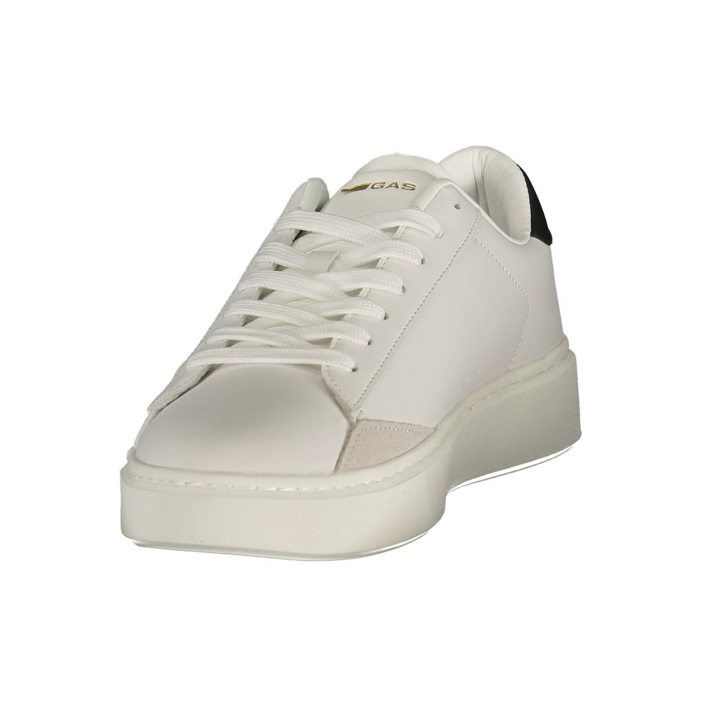 Gas White Polyurethane Men Sneaker