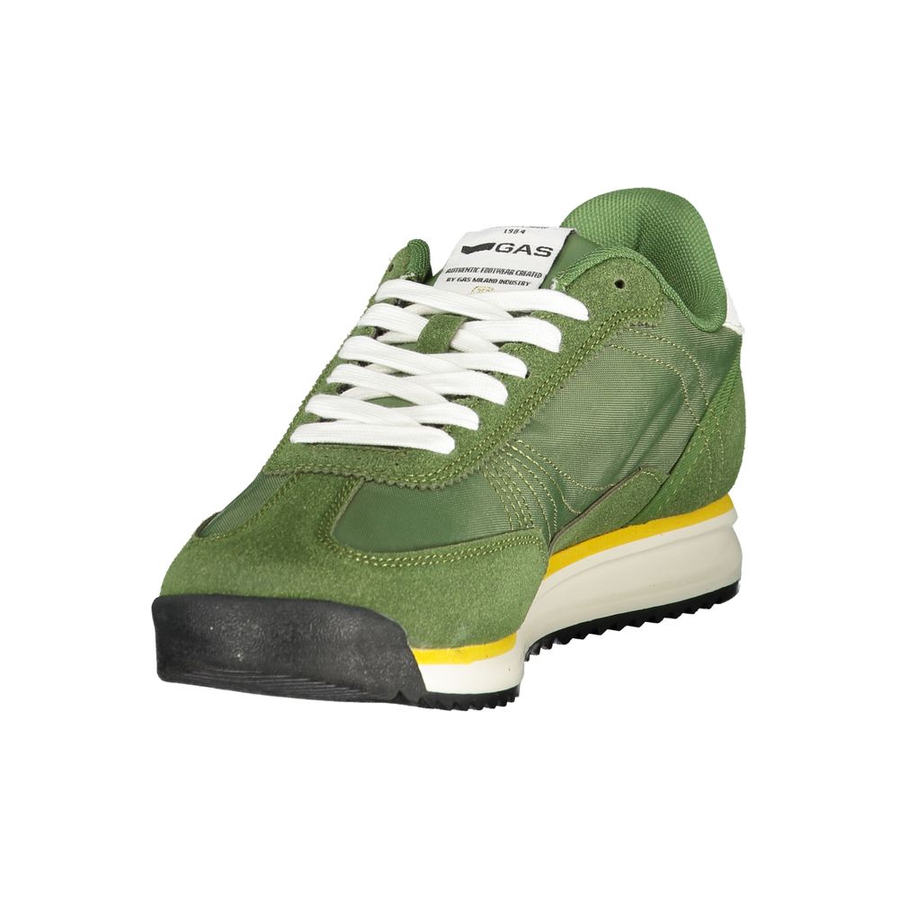 Gas Verde Polyurethane Men Sneaker