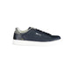 Gas Blue Polyurethane Men Sneaker