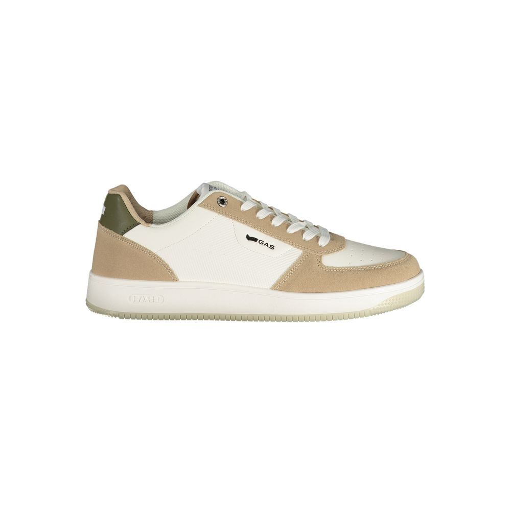 Gas Bianco Polyurethane Men Sneaker