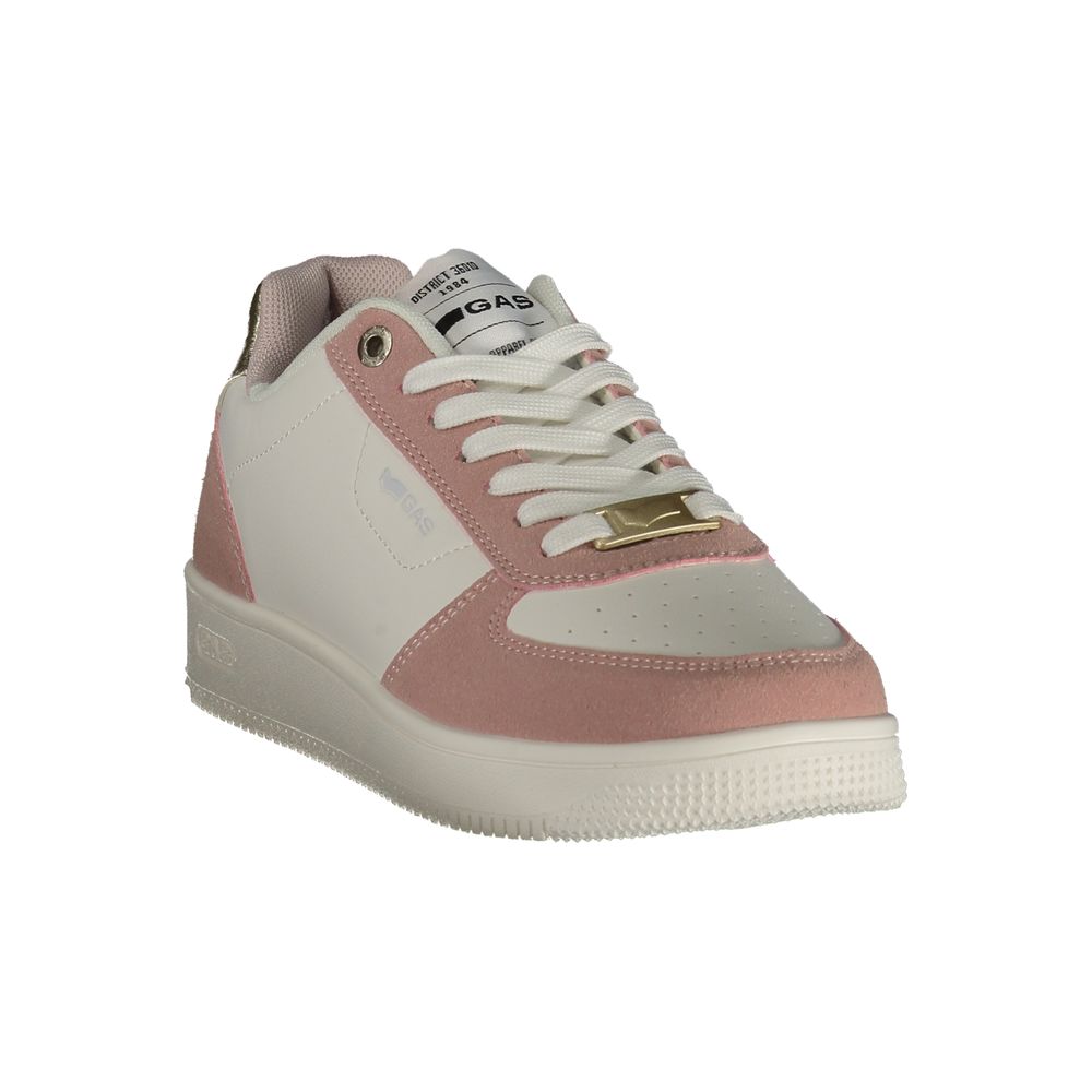 Gas White Polyurethane Women Sneaker