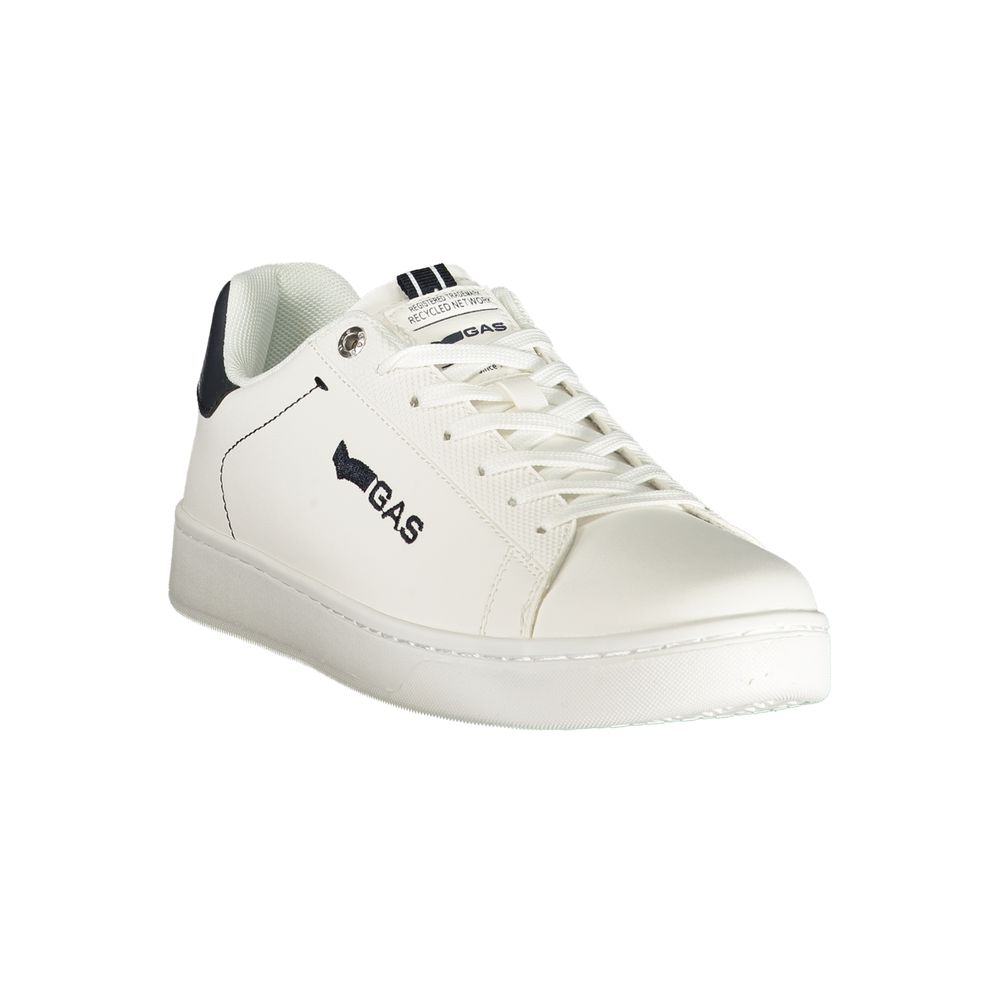 Gas White Polyurethane Men Sneaker