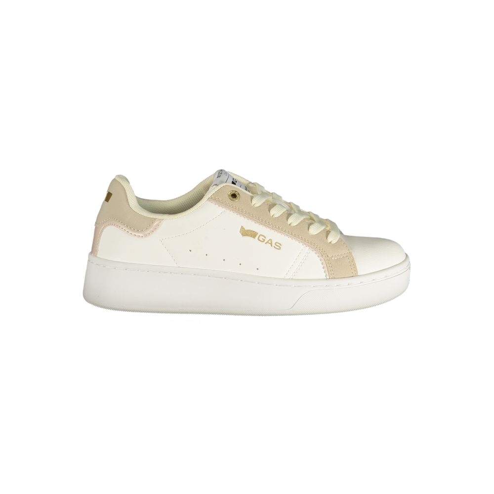 Gas Bianco Poliuretano Women Sneaker
