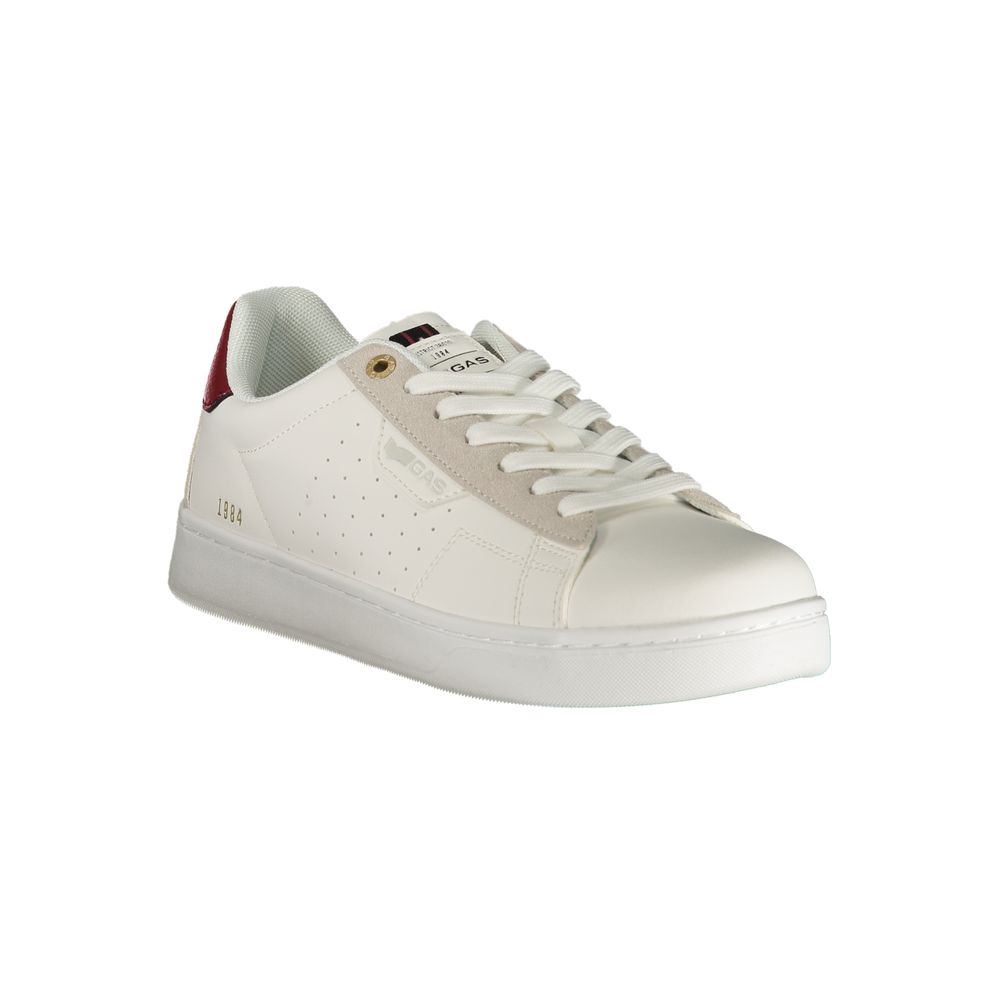 Gas Bianco Poliuretano Men Sneaker