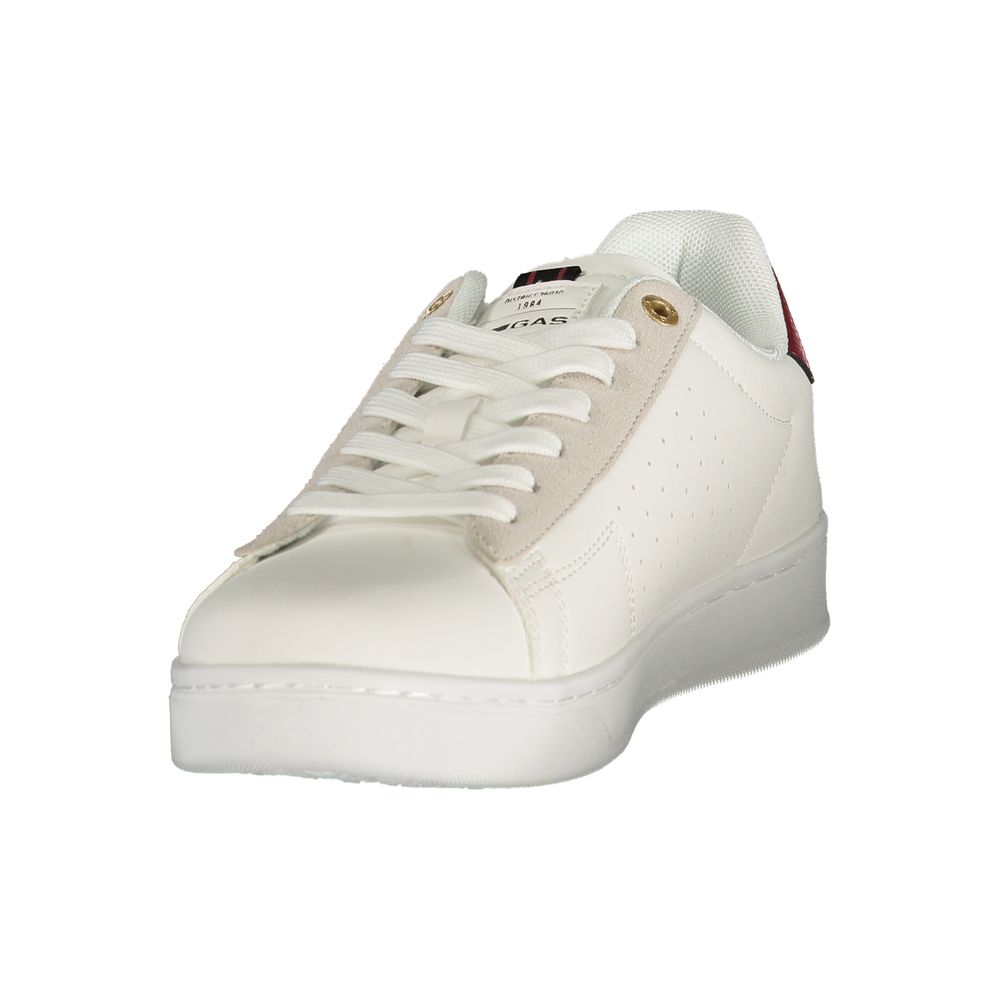 Gas Bianco Poliuretano Men Sneaker