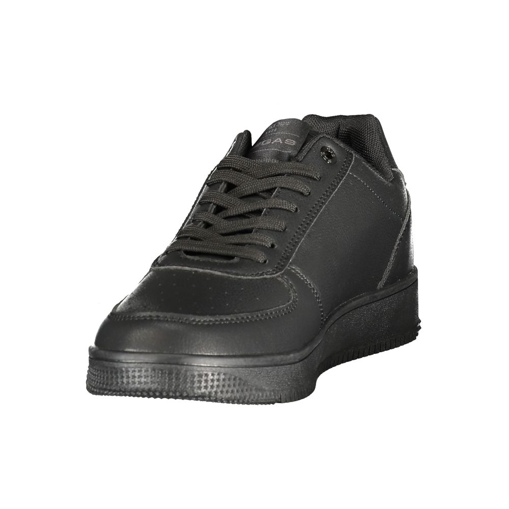 Gas Black Polyurethane Men's Sneaker