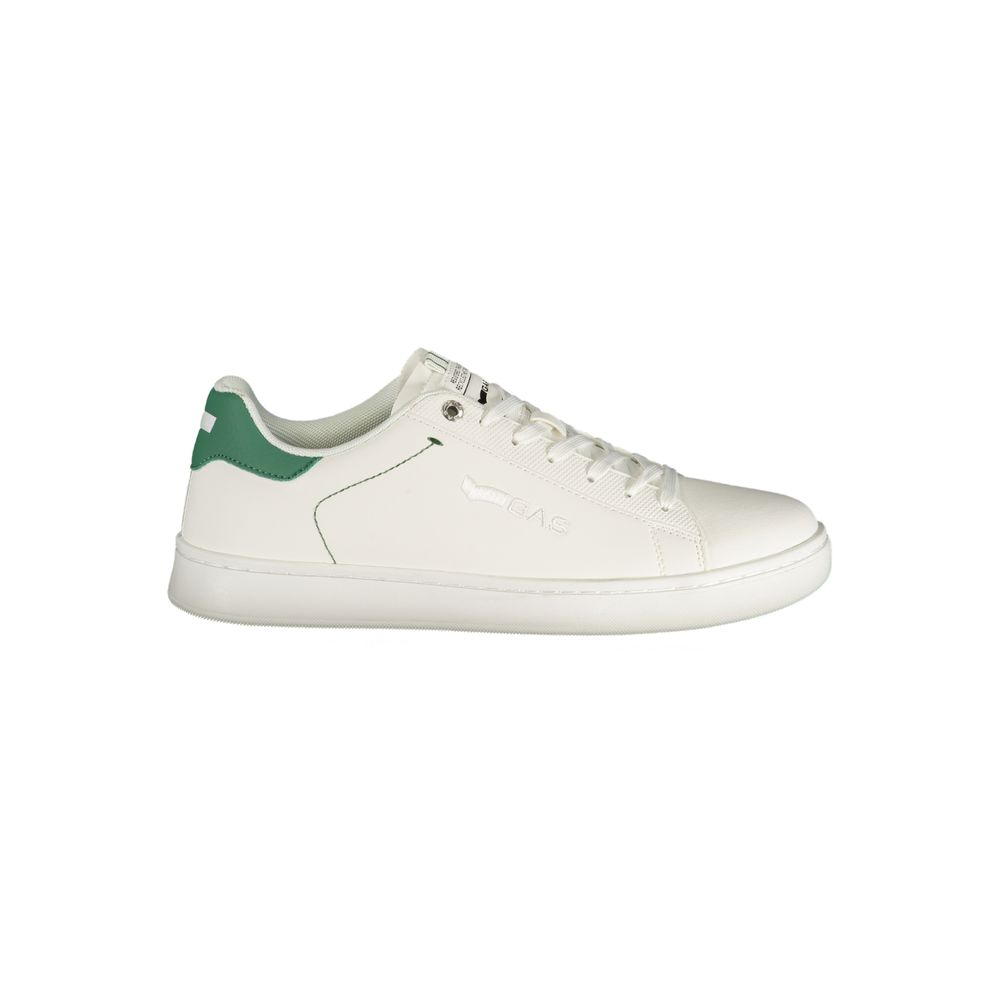 Gas White Polyurethane Men Sneaker