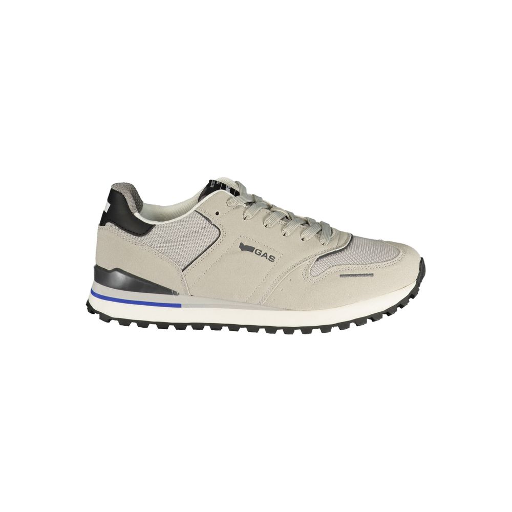 Gas Grigio Polyurethane Men Sneaker