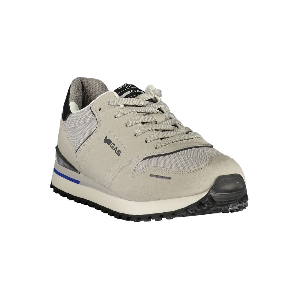 Gas Grigio Polyurethane Men Sneaker