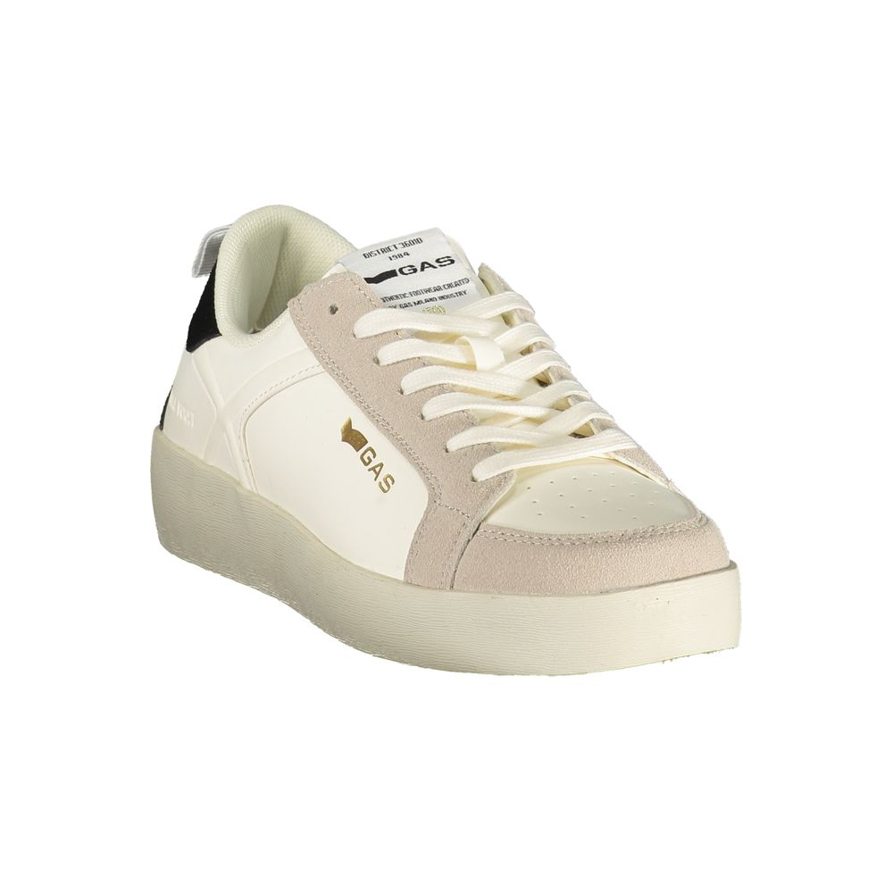 Gas Bianco Polyurethane Women Sneaker