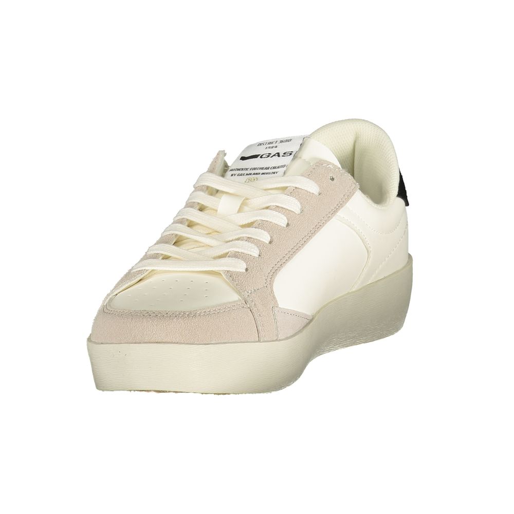 Gas Bianco Polyurethane Women Sneaker
