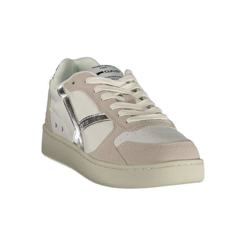 Gas White Polyurethane Women Sneaker