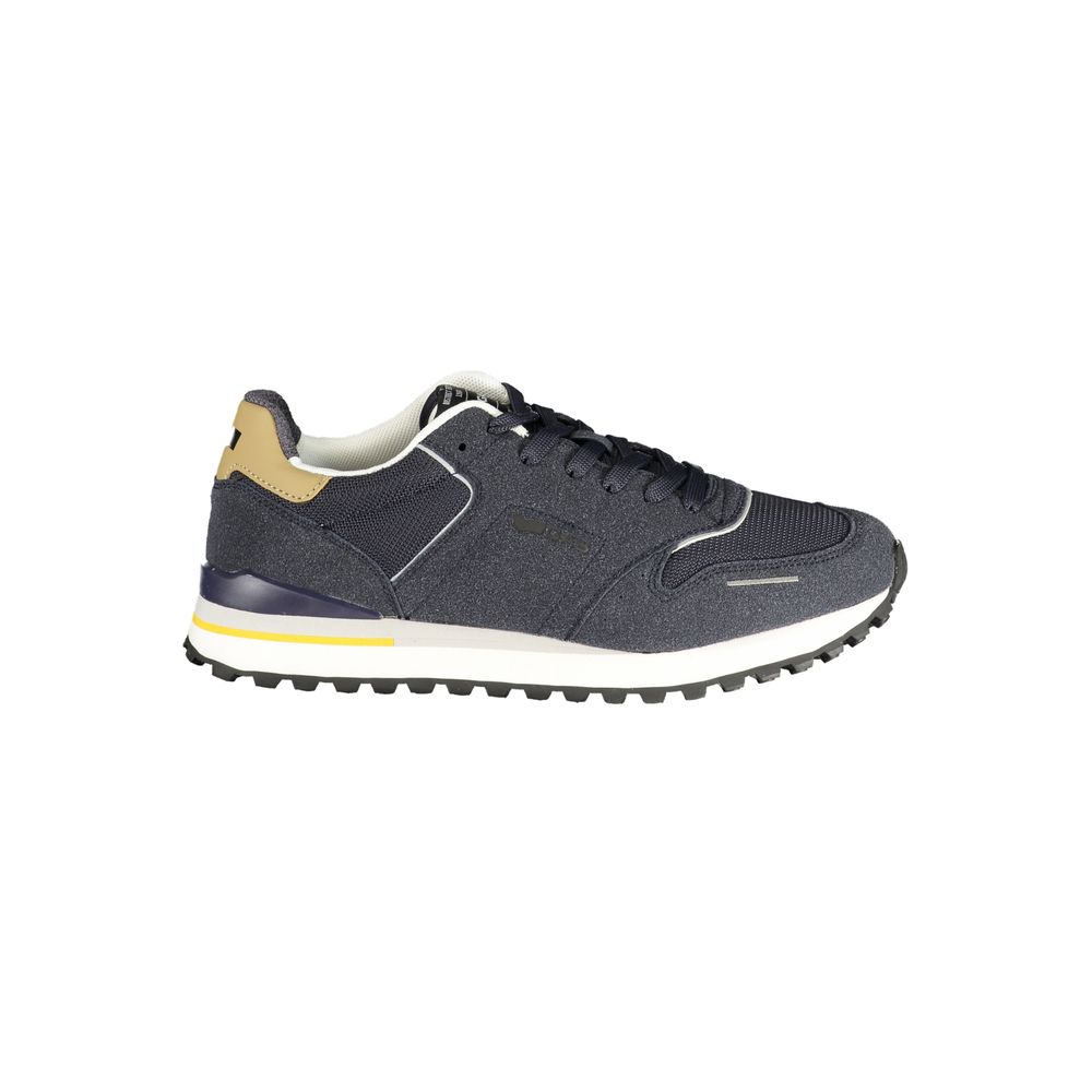 Gas Blu Polyester Men Sneaker
